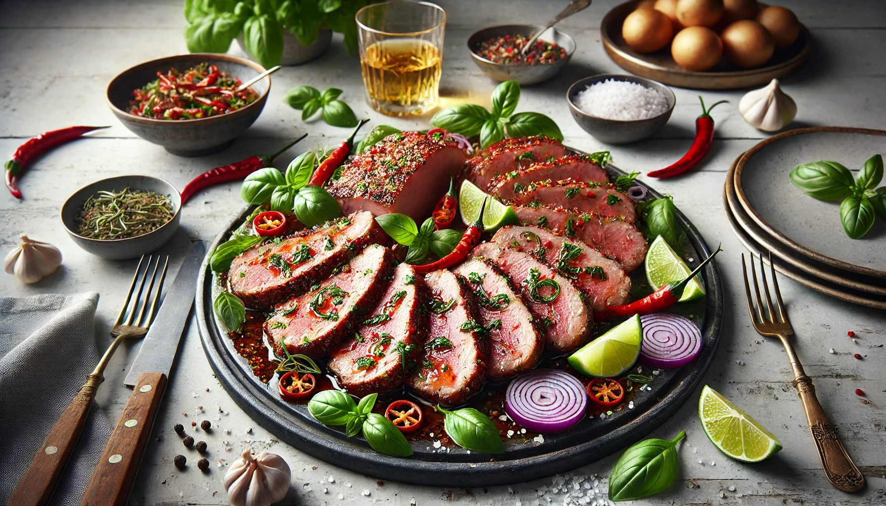 Chili dubbelmarinerad fläskfilé